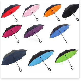 Ô dù mở ngược che mưa nắng nhiều màu đường kính 105 cm