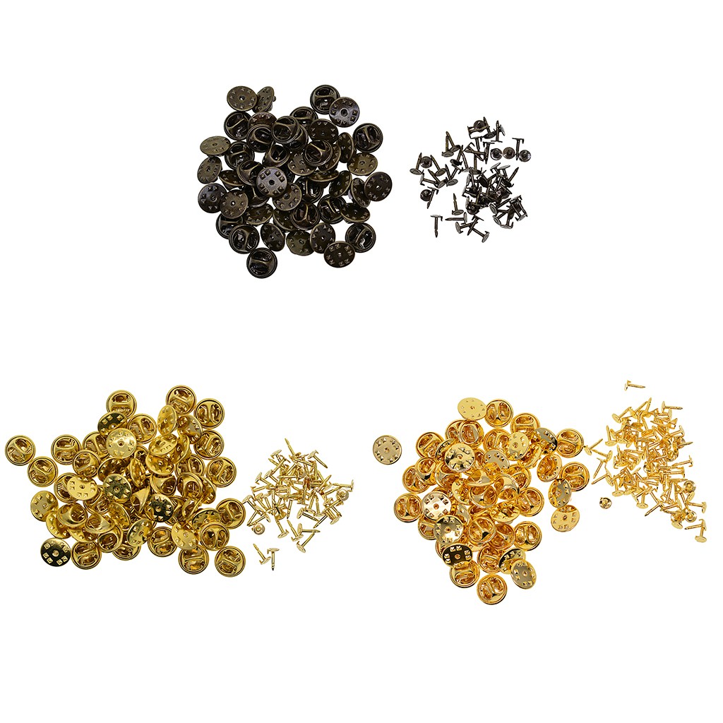 [Lzdhuiz] Cửa Hàng Bong Bóng 61 50x Chốt Cà Vạt Sau Bằng Đồng Thau Hình Bướm