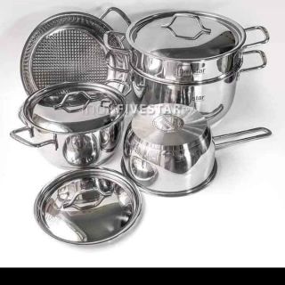 Bộ nồi 5 fivestar nắp inox
