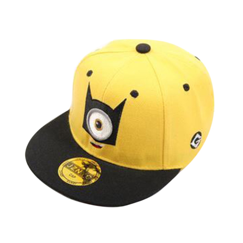 Mũ Lưỡi Trai Thêu Hình Minion 3D Phong Cách Hip Hop Thời Trang Cho Bé
