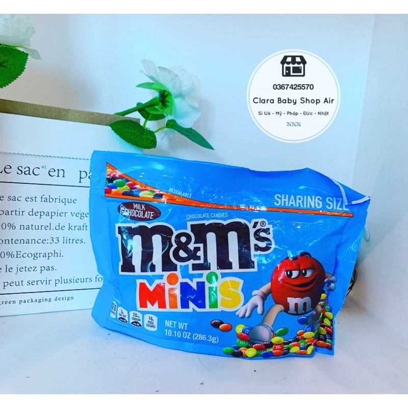 (Air/ Mỹ ) KẸO SOCOLA M&amp;M minis của Mỹ