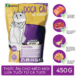 Thức ăn cao cấp cho mèo trưởng thành Doca Cat All Stage cat làm từ cá
