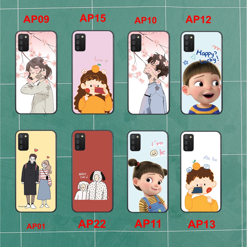 Ốp lưng Samsung A02S- Samsung A03S ốp đôi siêu cute dễ thương