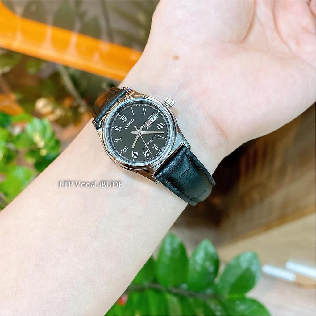 Đồng Hồ Nữ Dây Da Casio Standard LTP-V006L-1BUDF Chính Hãng LTP-V006L-1B