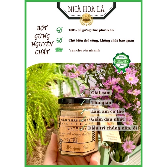 Bột trà gừng Huế nguyên chất (Healthy food ✅ )