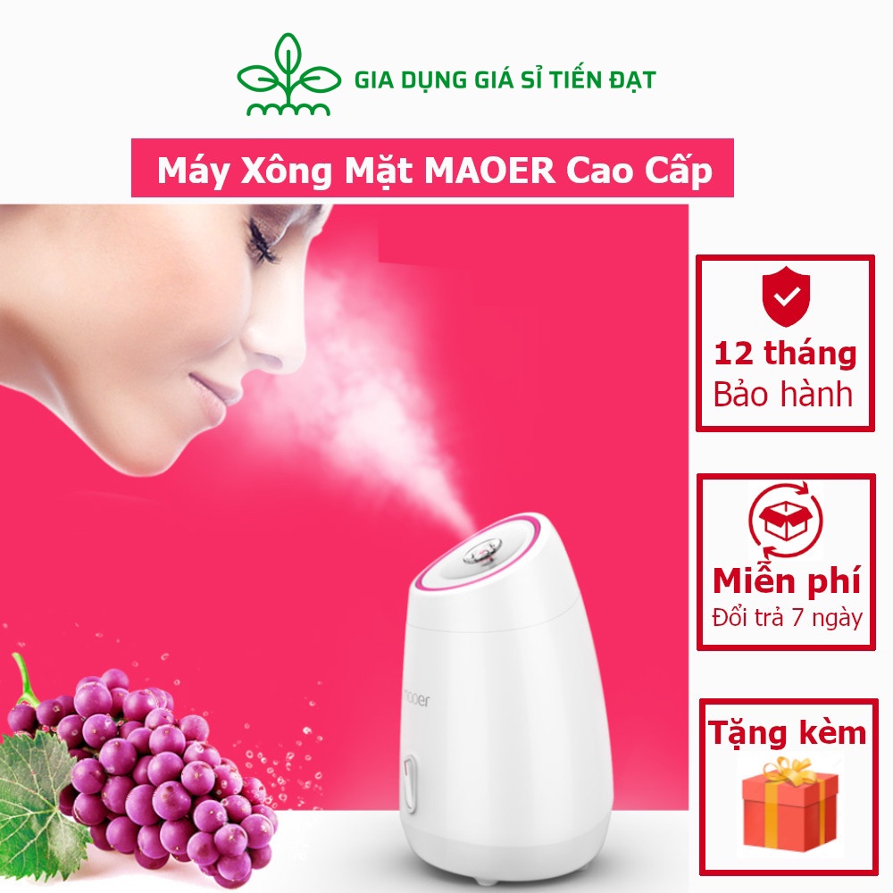 Máy xông mặt Maoer - máy phun sương tạo ẩm xông hơi hoa quả tươi thảo dược tại nhà