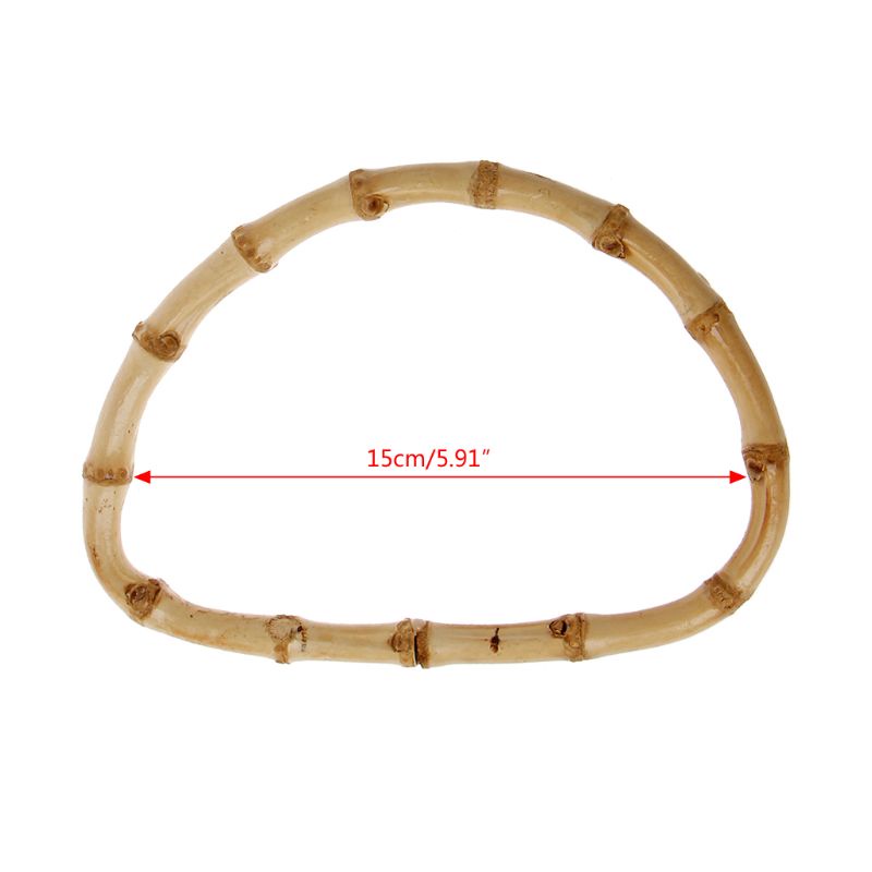 Tay Cầm Bằng Tre Hình Chữ D Thời Trang Thay Thế Cho Túi Xách