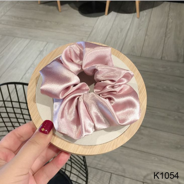 Cột tóc Vải Scrunchies - dây buộc tóc vải các màu vintage ảnh thật K1054 K1048 K1049 K1050