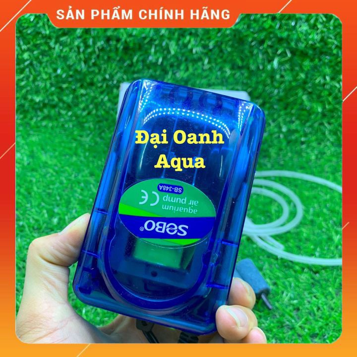Máy Sủi Khí Oxy 1 vòi 2 vòi Sobo SB348a -Tặng kèm Dây Sủi Và Quả Sủi Oxy