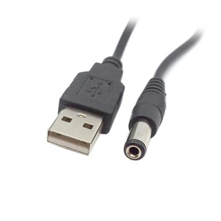 Cáp chuyển nguồn USB sang 5.5mm (5v to 5v)
