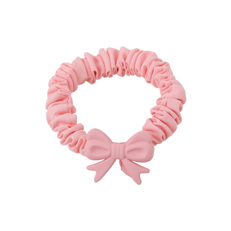 Dây Cột Tóc Cao Su Co Giãn Đính Nơ Dễ Thương Cho Nữ