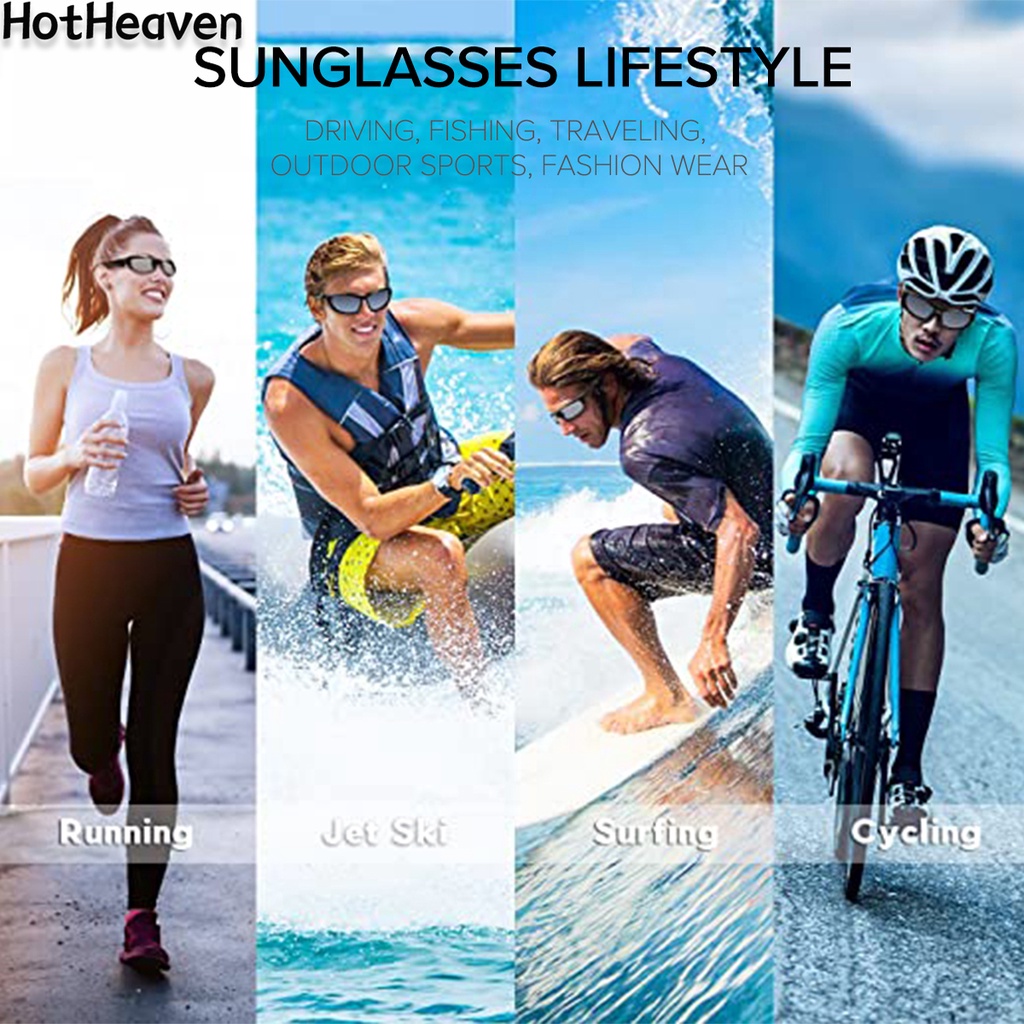 Kính Mát Thể Thao Unisex Chống Tia UV/Chống Lóa Thời Trang 12 Kiểu Dáng Tầm Nhìn Ban Đêm