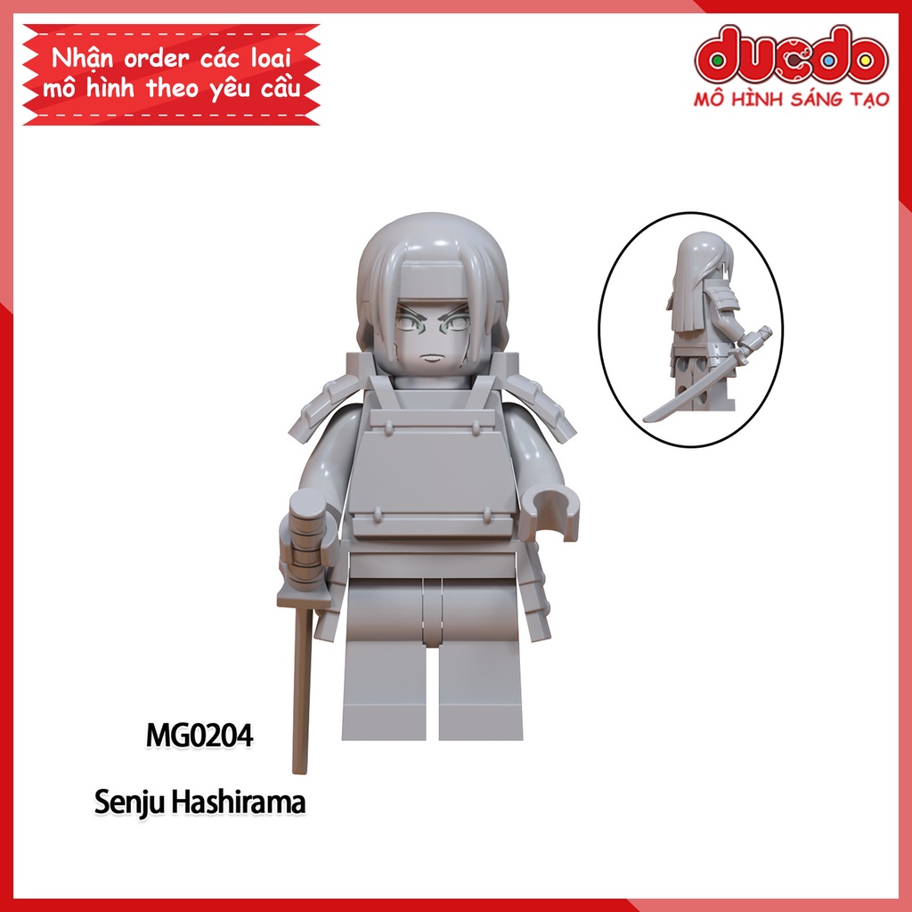Minifigures nhân vật Naruto Senju Hashirama và Uchiha Madara- Đồ chơi Lắp ghép Xếp hình Mô hình Mini MG0204 MG0205