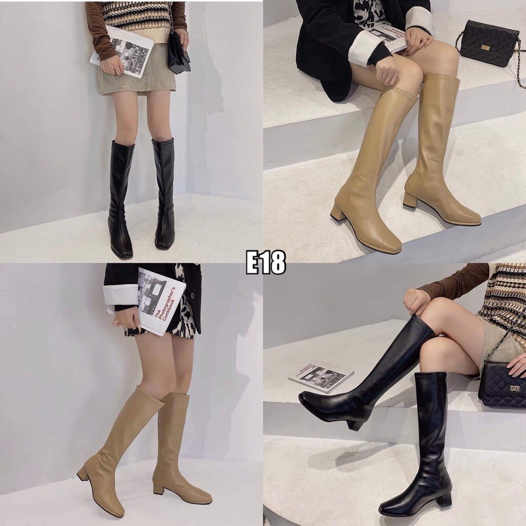 [BOOTS ĐÙI CỰC XINH] Boot cao sang chảnh cho các nàng  - E18 - GIÀY NỮ GOBE | BigBuy360 - bigbuy360.vn