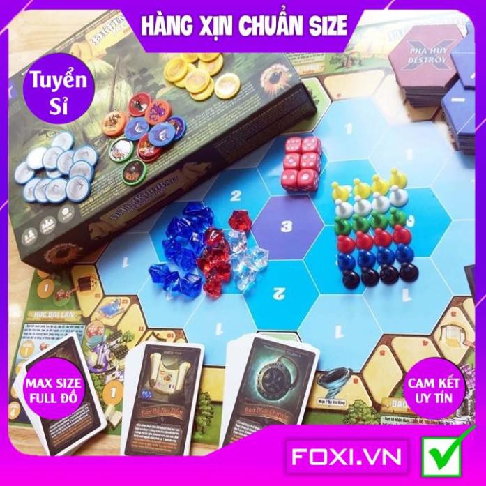 Board game-Đi tìm kho báu Foxi-đồ chơi gia đình-tương tác cao-Rèn khả năng giao tiếp-tư duy nhạy bén-thông minh-sáng tạo