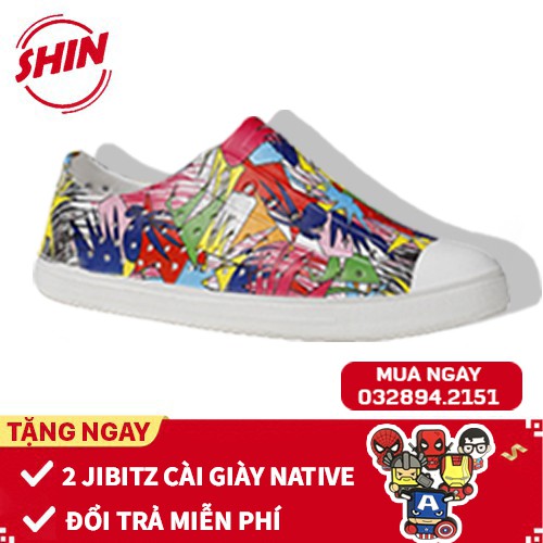 giày native💖FREESHIP💖giày native họa tiết nhiều mẫu lựa chọn SHINNATIVE01 tặng thêm 2 jibitz native