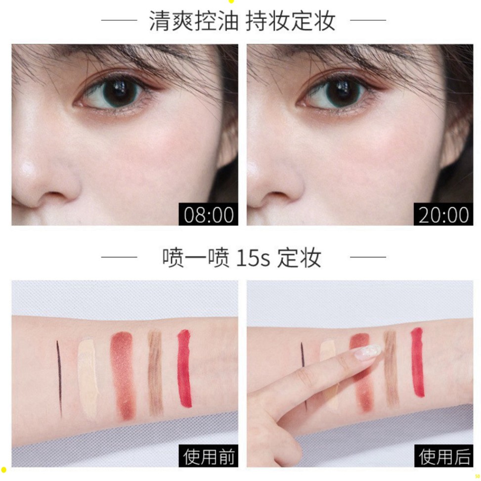 Xịt khoáng khóa nền makeup lớp trang điểm màu nhũ 100ml, chai xịt khoáng dưỡng ẩm, cấp ẩm cho da vxc | BigBuy360 - bigbuy360.vn
