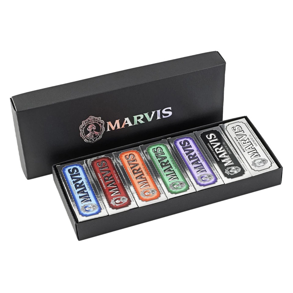 Kem Đánh Răng Marvis Gift Set 25ml - Giúp Hơi Thở Thơm Mát Và Sạch Sẽ Hơn  [Tặng Hộp 10ml]