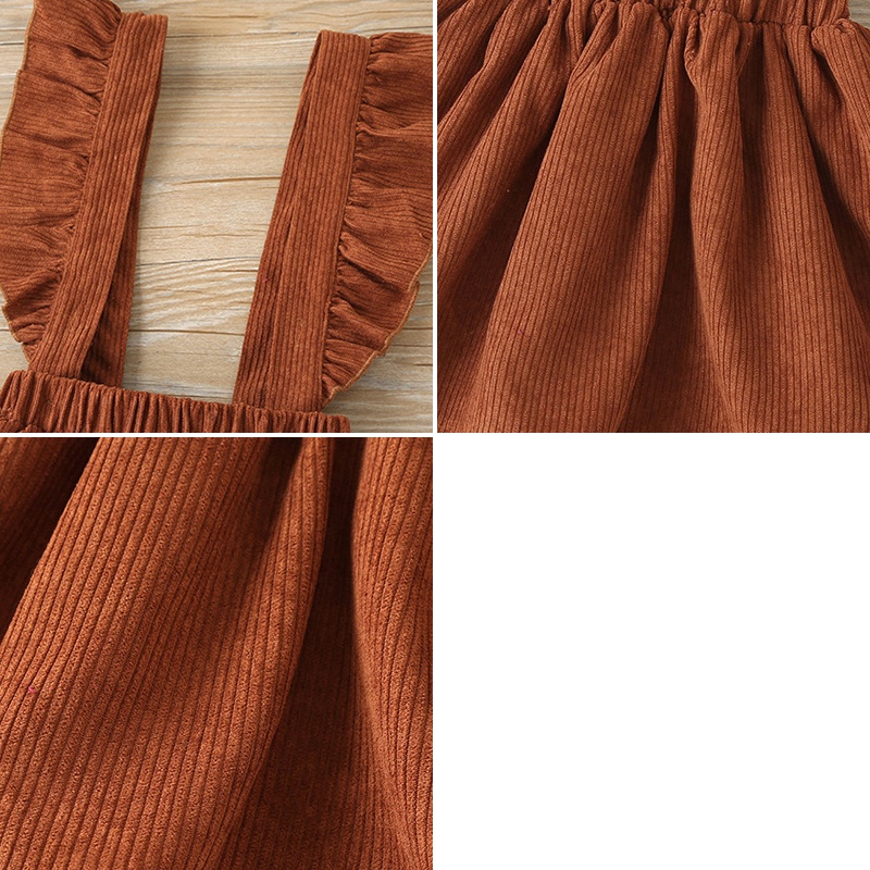 Set Áo Và Chân Váy Caro Thời Trang Cho Bé Gái