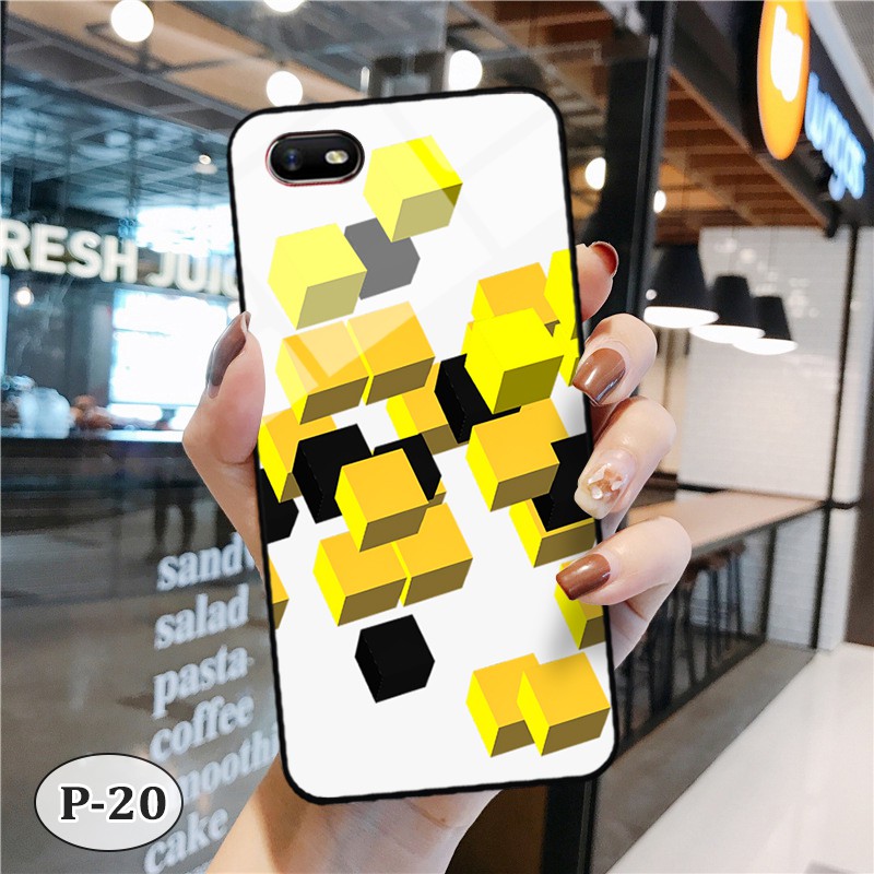 Ốp lưng kính Oppo A1K- hình 3D