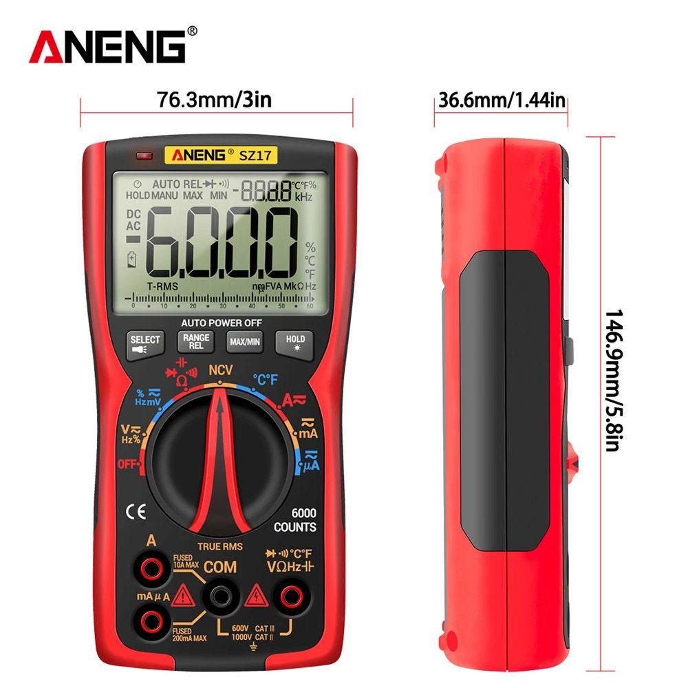 Jane Đồng Hồ Vạn Năng Kế Kỹ Thuật Số Thông Minh Độ Chính Xác Cao NCV Kiểm Tra Lcr Analog