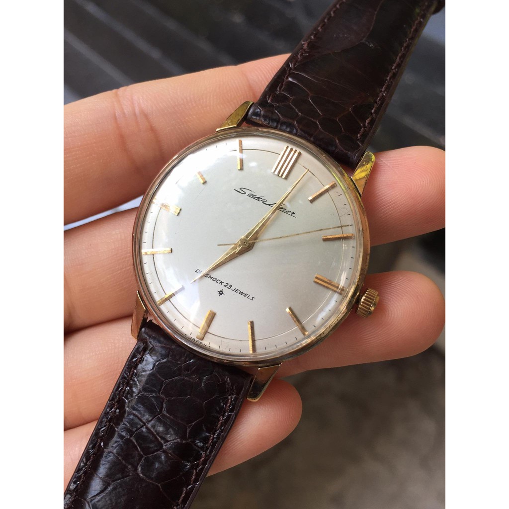 Đồng hồ nam SEIKO LINER 23 Diashock Jewels của Nhật