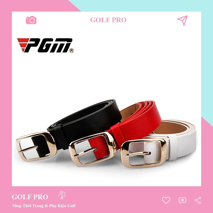 Thắt lưng golf nữ dây lưng thể thao nữ PGM Golf Belt shop GOLF PRO TL001