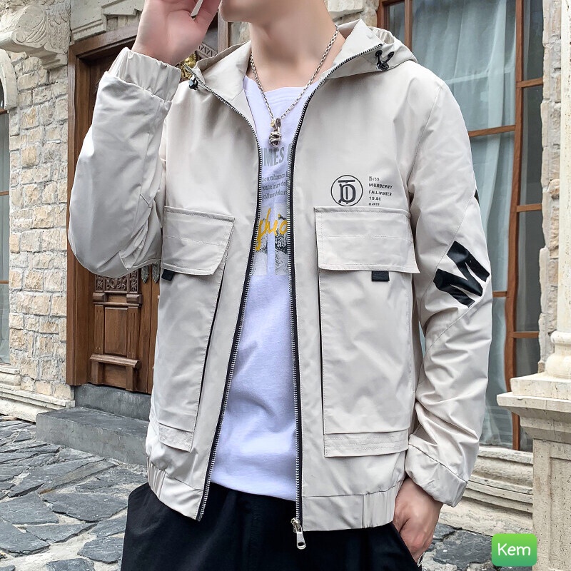 Áo Khoác KaKi Nam - Nữ Phối Màu Có Mũ Nón Cá Tính Phong Cách Trẻ Trung Nhiều Màu HA131