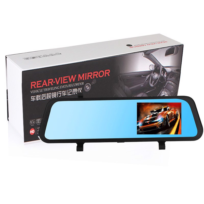 Gương chiếu hậu cho xe ô tô tích hợp camera ghi hình trước chuẩn 1080p và sau VGA Aturos K1 Car DVR