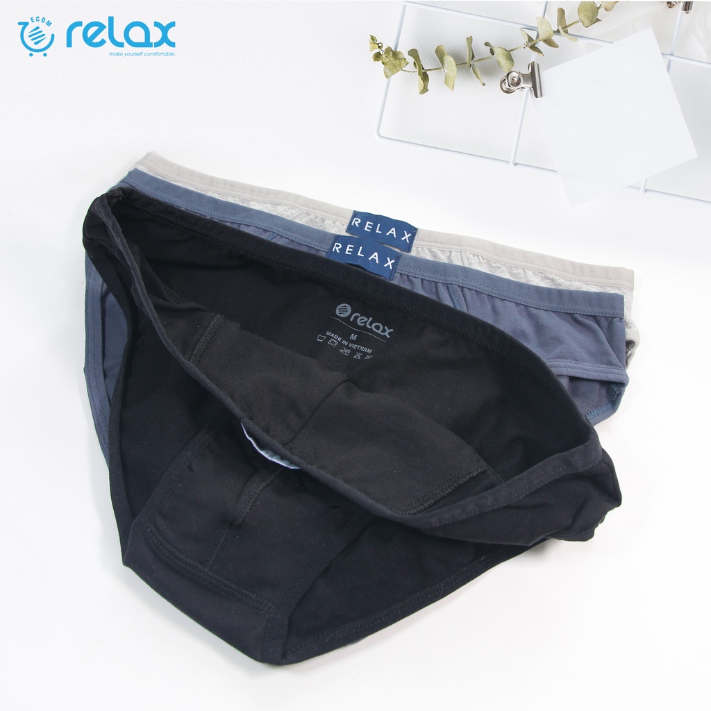 Quần lót nam relax uderwear cotton cao cấp chính hãng siêu xịn, quần sịp nam rl003