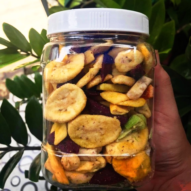 Combo 3 món [thập cẩm, chuối, mít] sấy đầy hủ