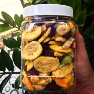 Combo 3 món [thập cẩm, chuối, mít] sấy đầy hủ