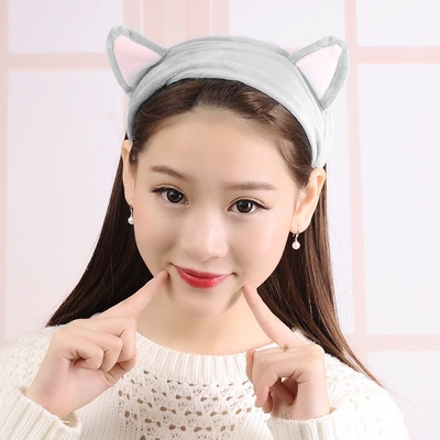 Sỉ Nơ Giữ Tóc TAI THỎ - Băng Đô Bờm Cute Bạn Gái, Hỗ Trợ Rửa Mặt, Trang Điểm (Chọn Màu Xinh)