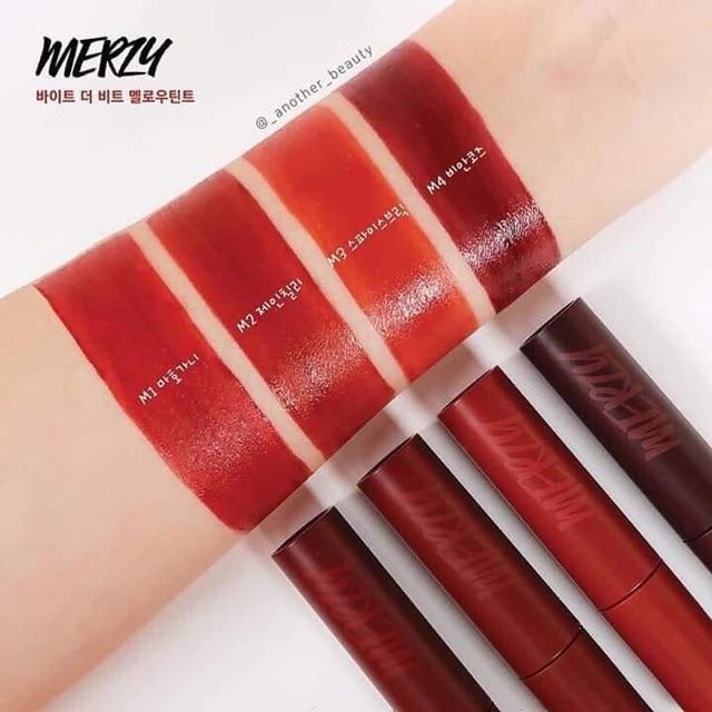 #Merzy Bite The Beat Mellow Tint màu M4 tone màu mà hội hot girls đang săn lùng ráo riết