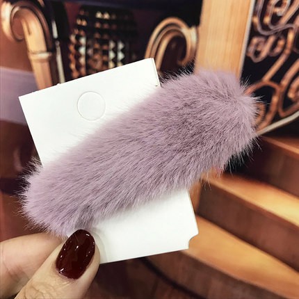Kẹp mái lông cừu đơn giản dễ thương phong cách Hàn Quốc Tatitava