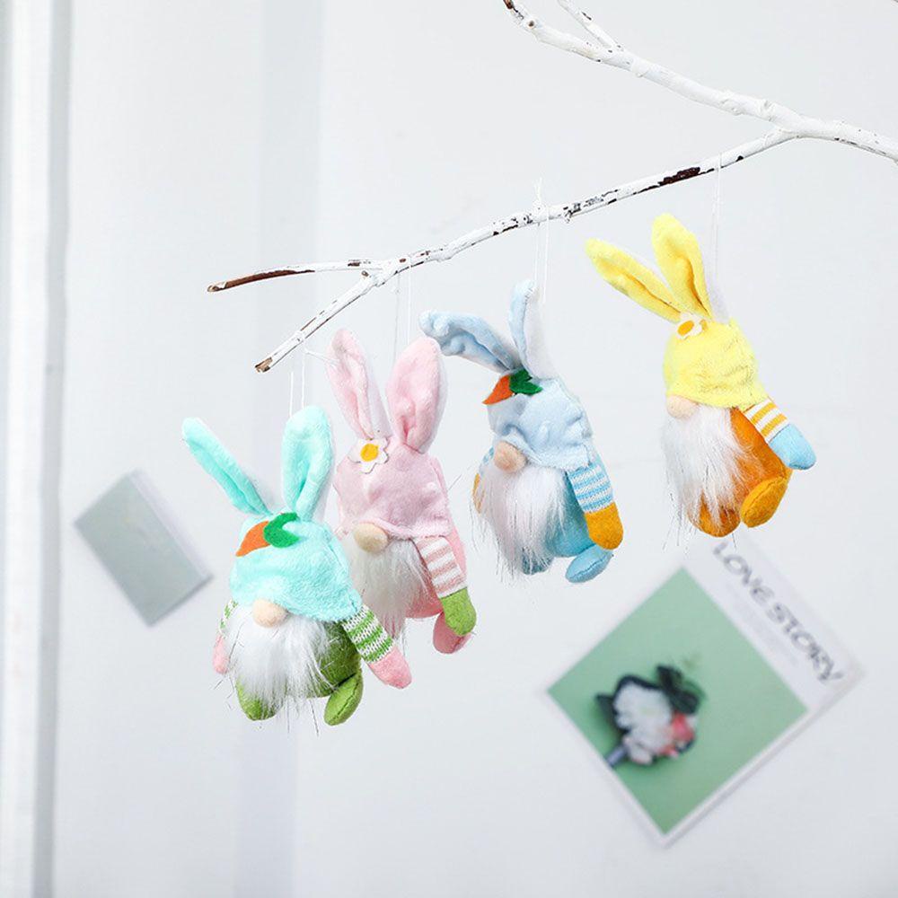 Búp Bê Hình Thỏ Phục Sinh Handmade Trang Trí Tái Sử Dụng Linh Hoạt