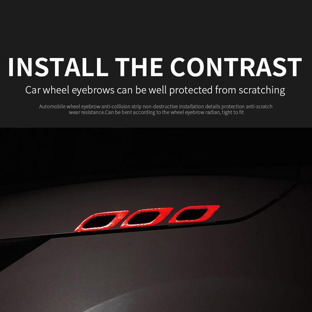 Set 6 Miếng Dán Phản Quang Cảnh Báo An Toàn Chống Trầy Cho Xe Hơi / Xe Tải