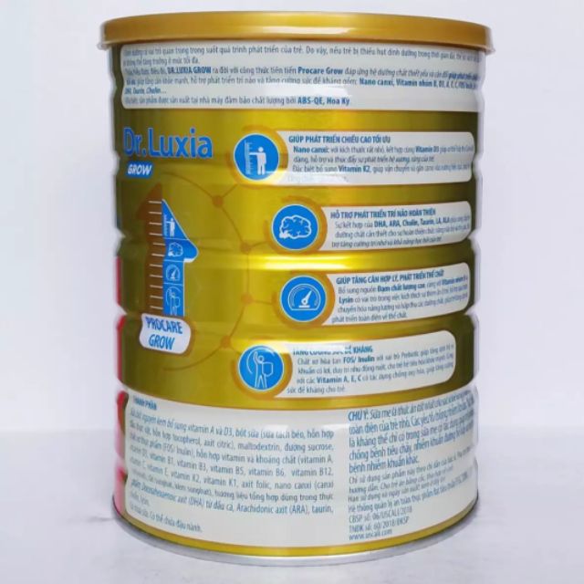 Sữa Dr Luxia Grow 900g ( Nutifood ) Date mới nhất ...