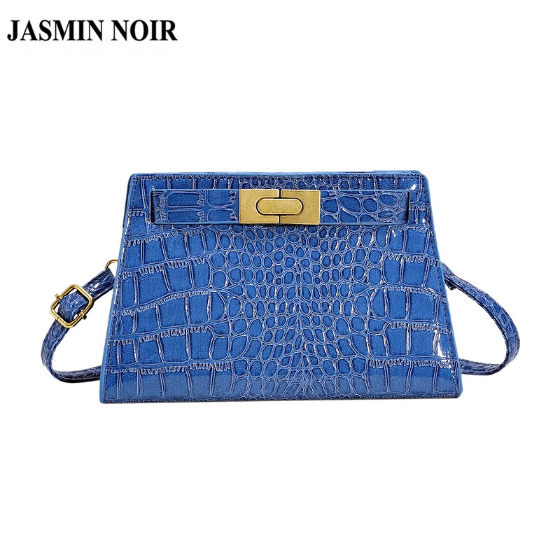 Túi Đeo JASMIN NOIR Chéo Giả Da Cá Sấu Thời Trang Nữ Đơn Giản