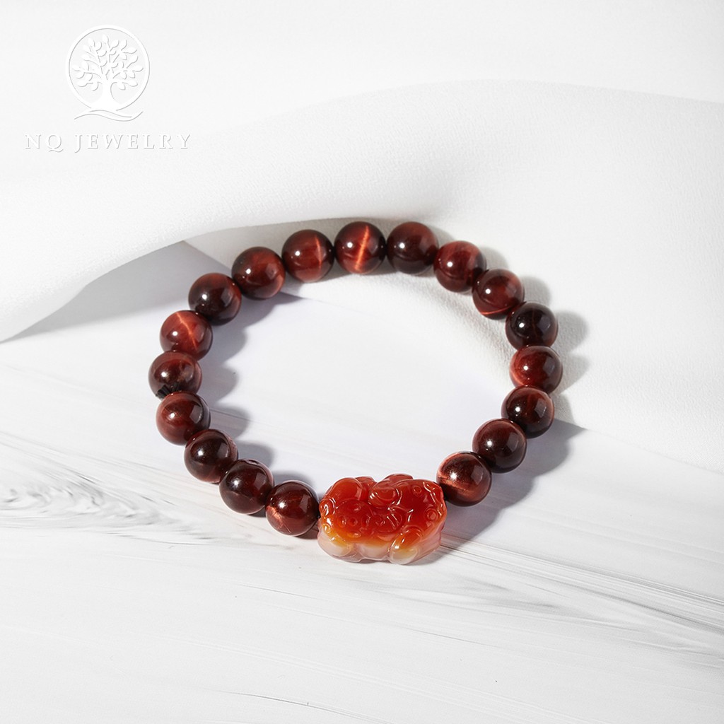 Vòng tay phối tỳ hưu đá - NQ Jewelry