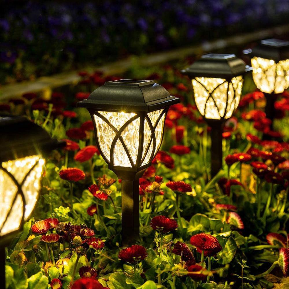 Đèn LED Trang Trí Lối Đi Sân Vườn Sử Dụng Năng Lượng Mặt Trời Chống Thấm Nước