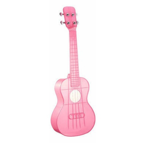 Đàn Ukulele Màu Hồng Trong Suổt