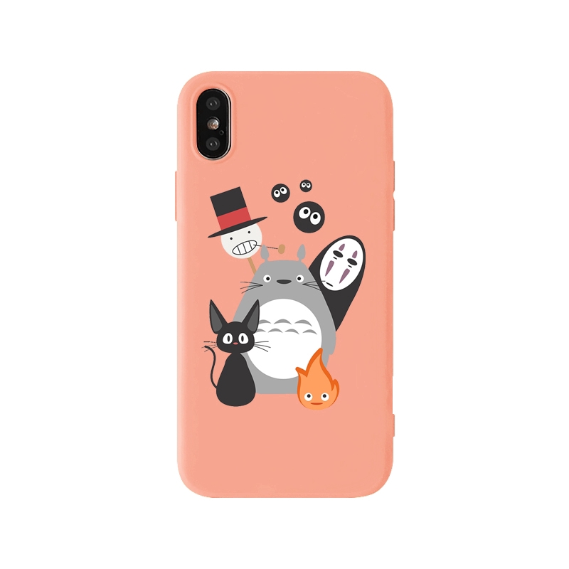 Ốp điện thoại hoạt tiết Totoro đáng yêu dành cho iPhone 6 / 6S / 7 / 8 Plus / X XE X MAX