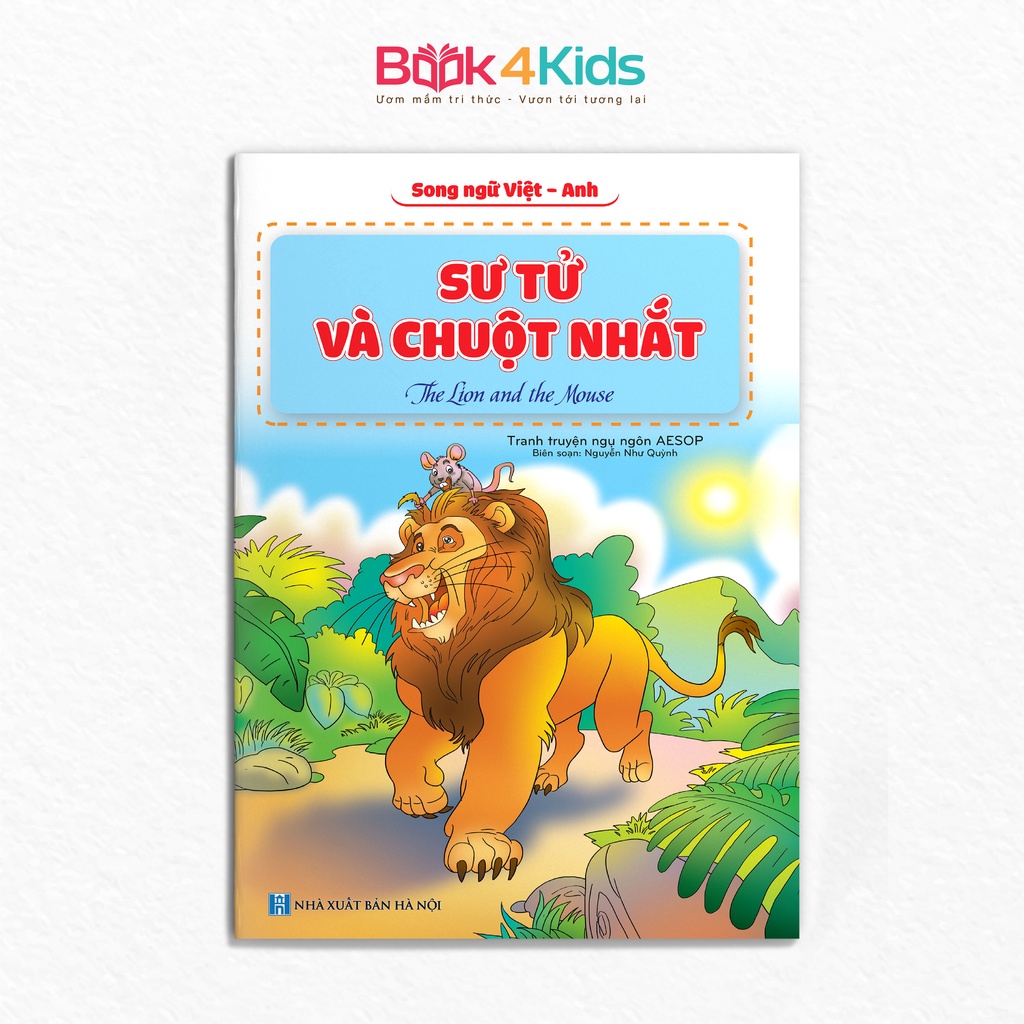 Sách - Bộ 10 Cuốn Tranh Truyện Ngụ Ngôn Aesop - Thần Thoại Hy Lạp - Truyện Cổ Châu Á  - Song Ngữ Việt Anh