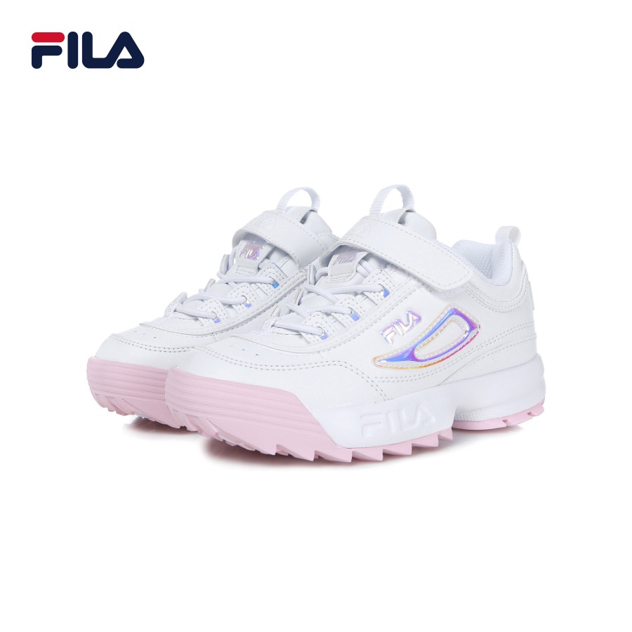 Giày sneaker có quai dán trẻ em FILA Disruptor 2 3GM01089D-154