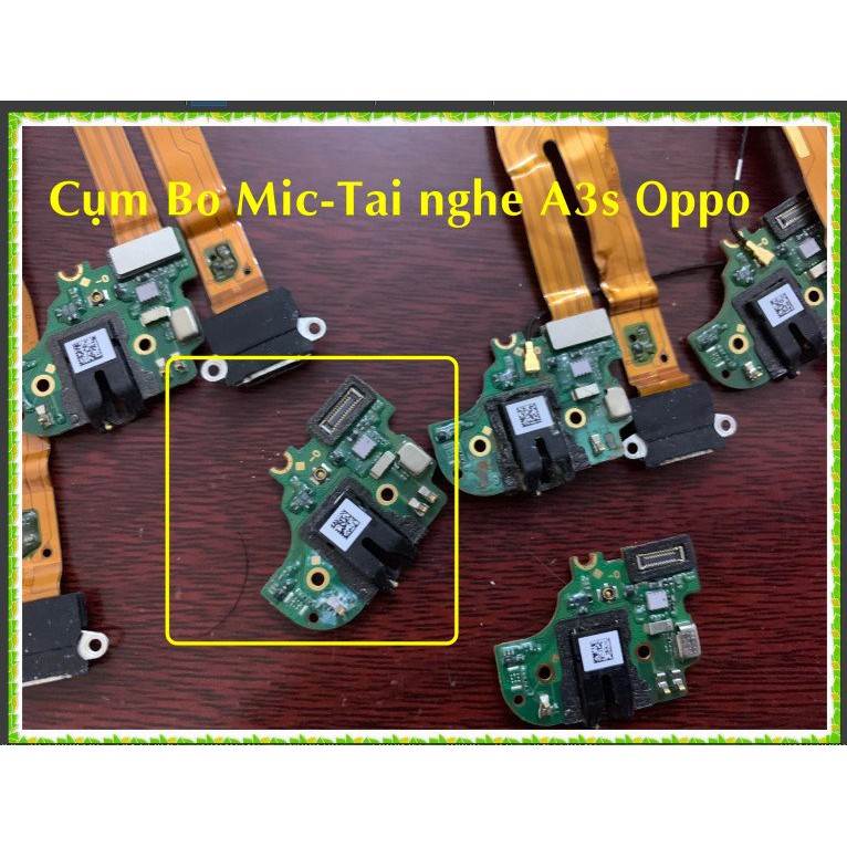 Cụm bo mic - tai nghe A3s Oppo