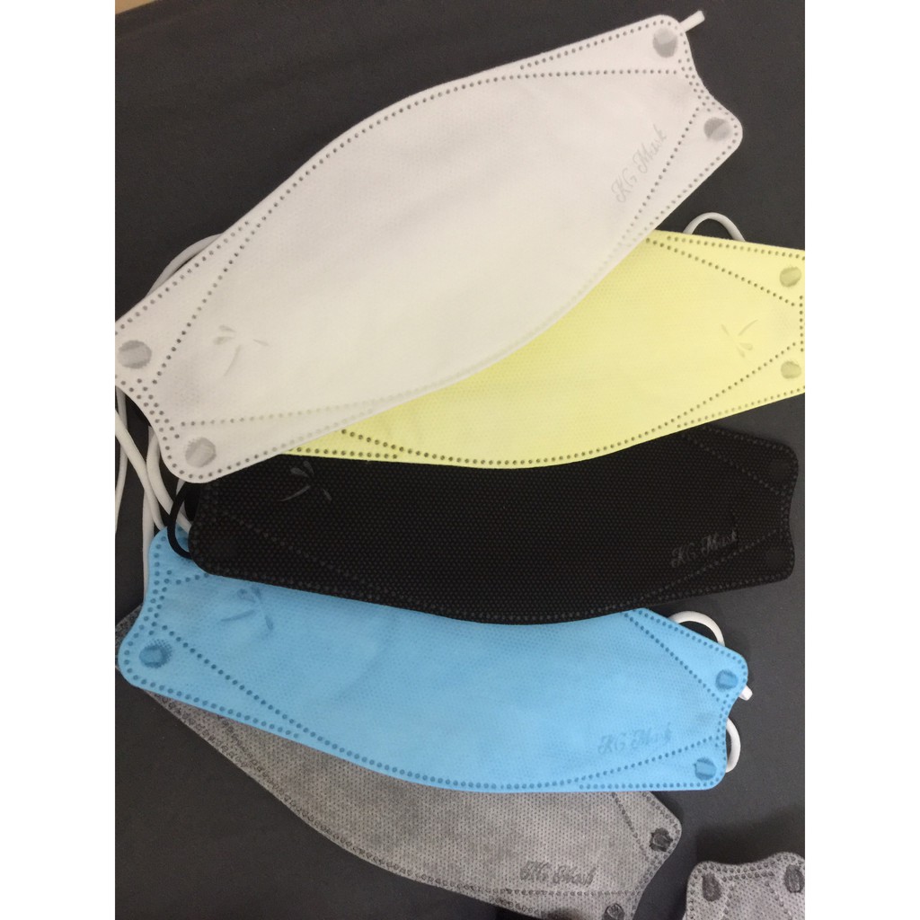 Khẩu trang 4D MASK cao cấp xuất HÀN, NHẬT kháng khuẩn, chống bụi mịn PM2.5, PM10 gói 6 cái | BigBuy360 - bigbuy360.vn