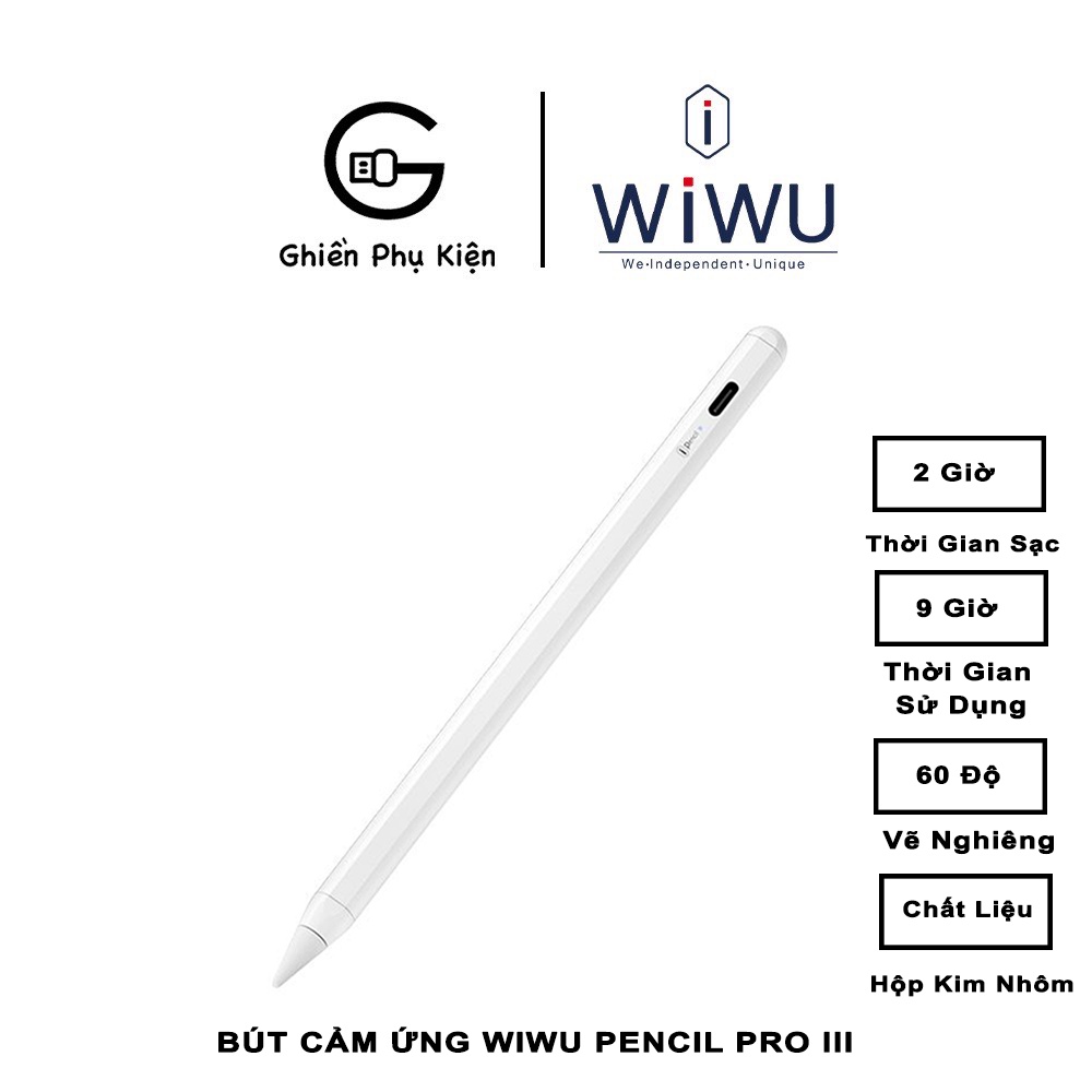 Bút Cảm Ứng Wiwu Pencil Pro For iPad