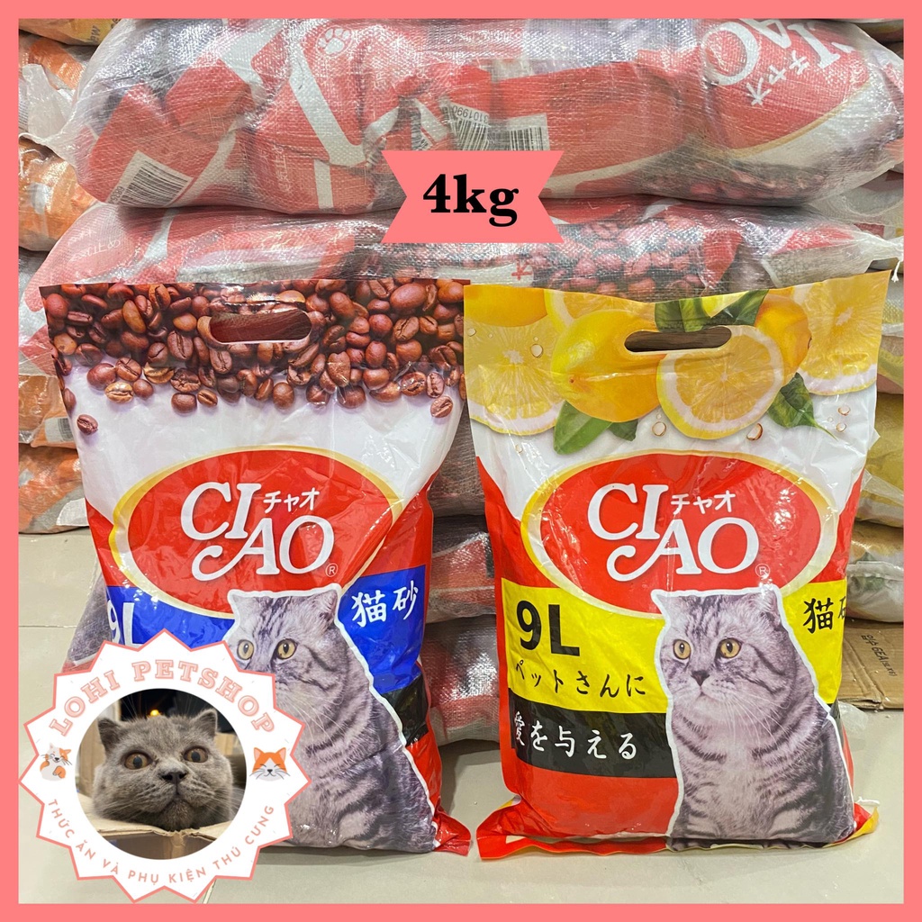 Cát vệ sinh cho mèo - cát ciao 9L