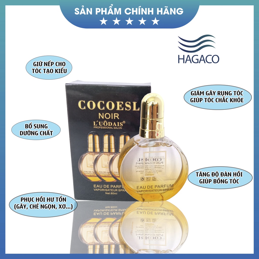 Tinh dầu dưỡng tóc Cocoesl Noir 80ML Phục Hồi Hư Tổn chính hãng CT46